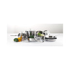 Eclipse - Lot De 2 Poêles 24-28Cm Finition Miroir + Poignée Amovible - Inox