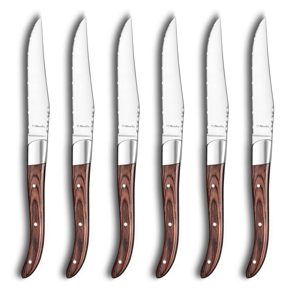 Royal Wood - 6 Steak Knife Block - Wood