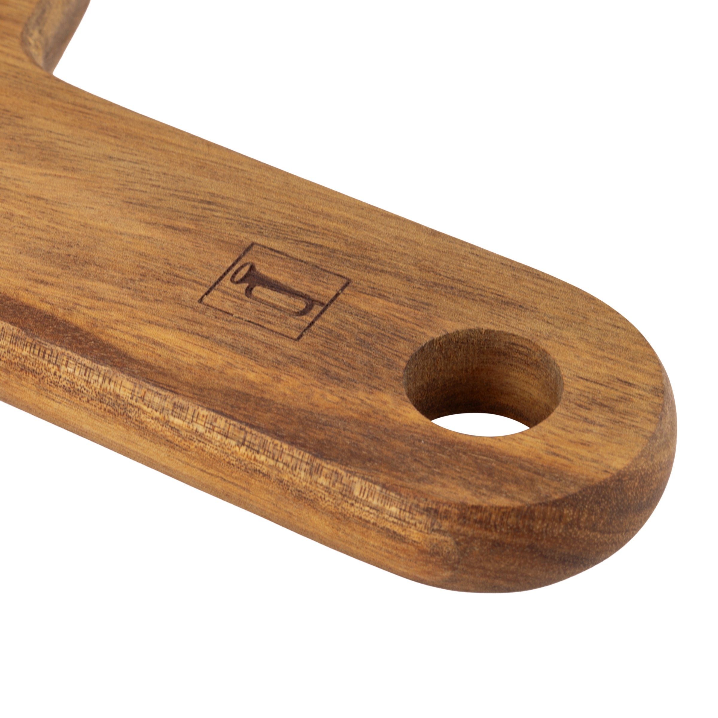 Fiorenza - Round Pizza Board 33 Cm With Drip Groove And Handle - Wood