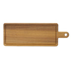 Célestin - Rectangular Chopping Board 48 x 17 x 1.5 cm with Drip Groove and Handle - Wood