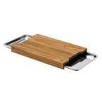 Léonie - Rectangular Cutting Board With 2 Drawers - Wood