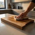 Léonie - Rectangular Cutting Board With 2 Drawers - Wood
