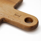 Félicie - Tabla de Cortar Rectangular con Asas y Ranura - Madera