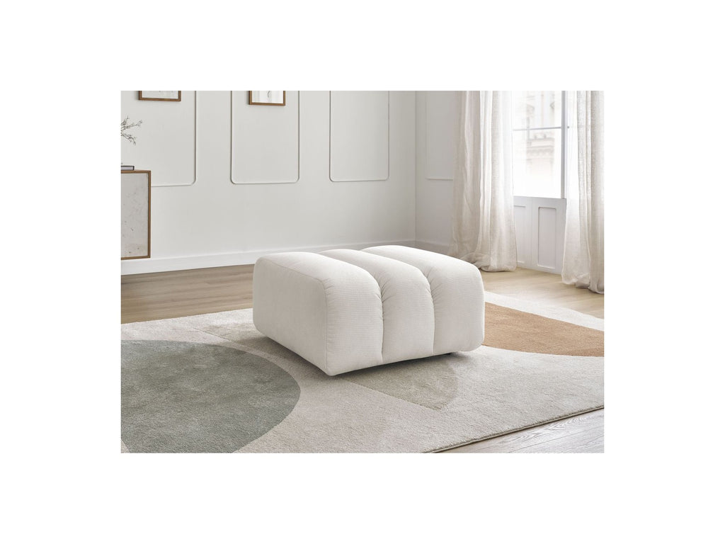 Talia - Pouffe - Mottled Fabric