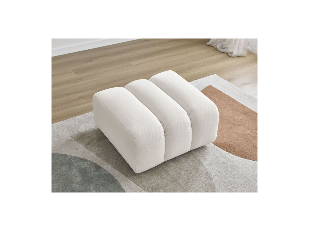 Talia - Pouffe - Mottled Fabric
