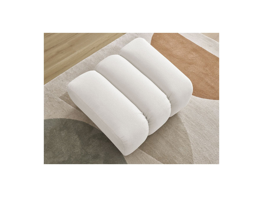 Talia - Pouffe - Mottled Fabric