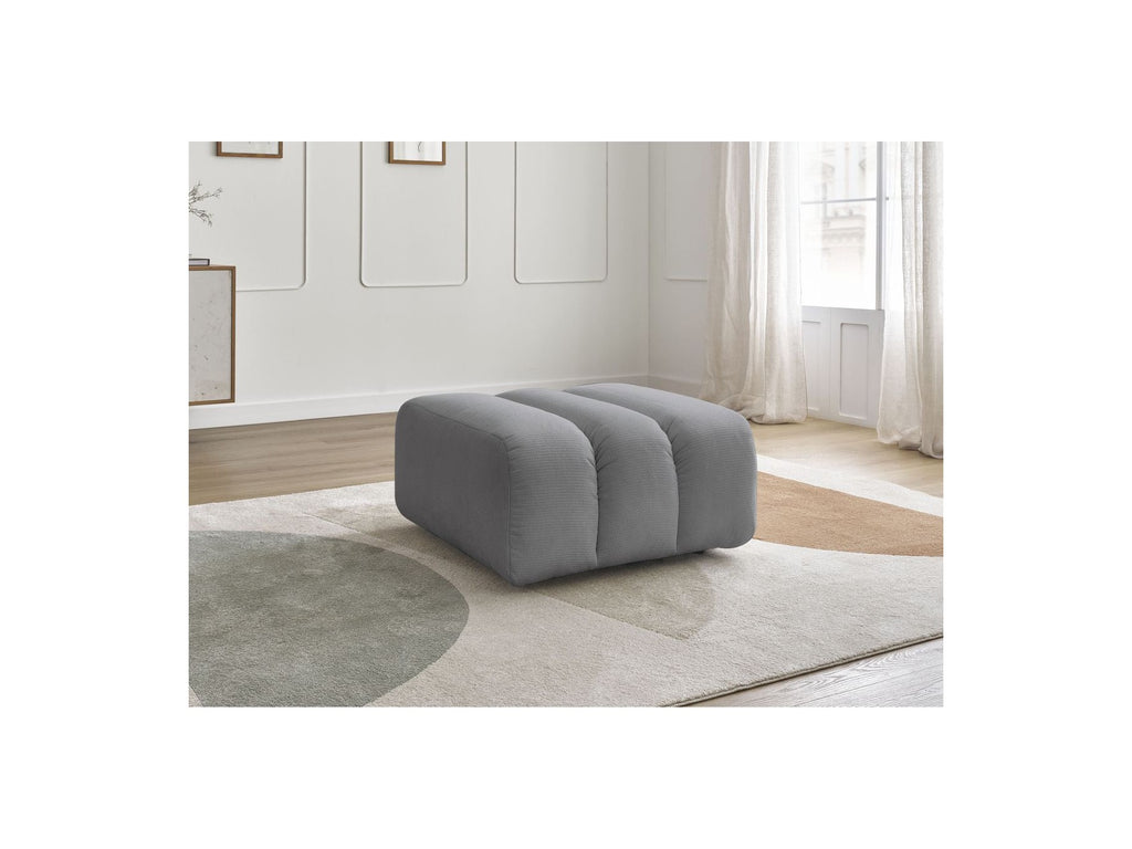 Talia - Pouffe - Mottled Fabric