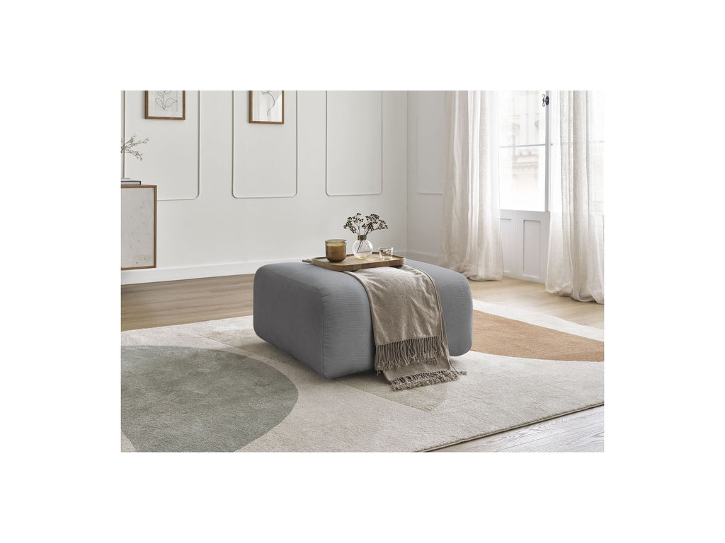 Talia - Pouffe - Mottled Fabric