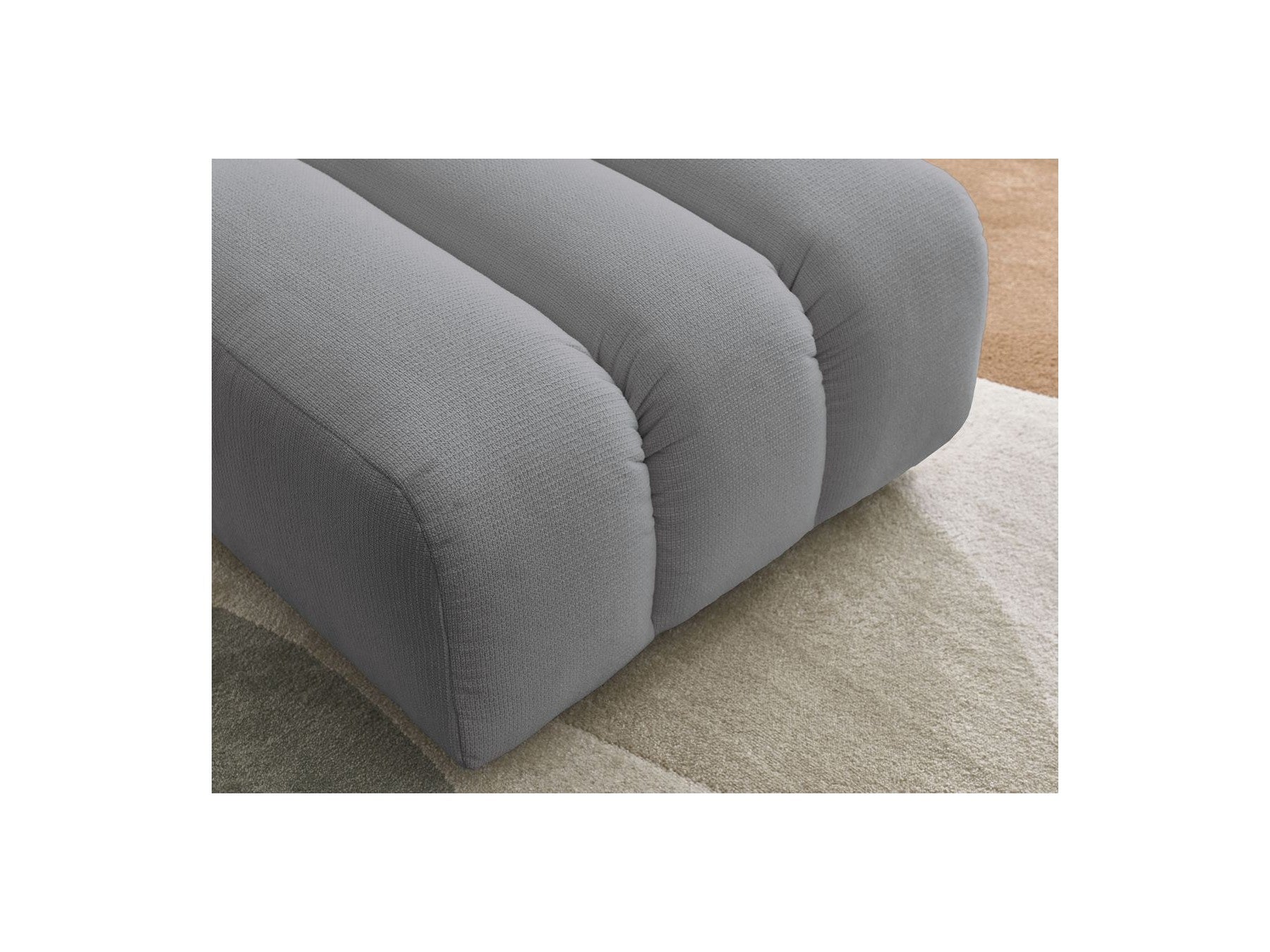Talia - Pouffe - Mottled Fabric