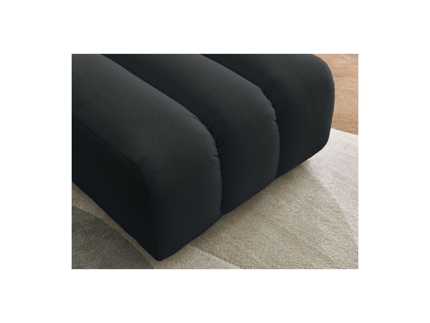 Talia - Pouffe - Mottled Fabric
