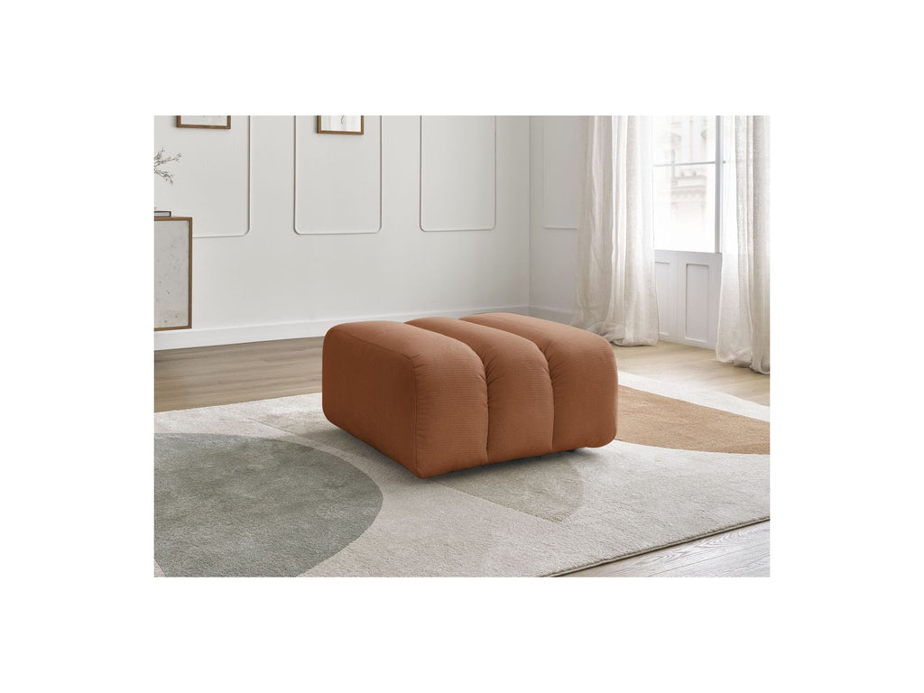 Talia - Pouffe - Mottled Fabric