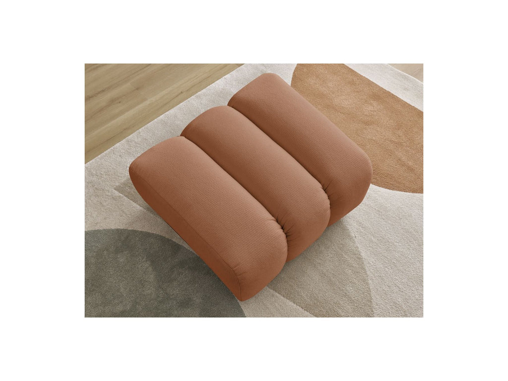 Talia - Pouffe - Mottled Fabric