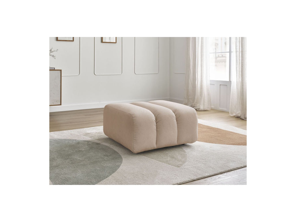Talia - Pouffe - Mottled Fabric