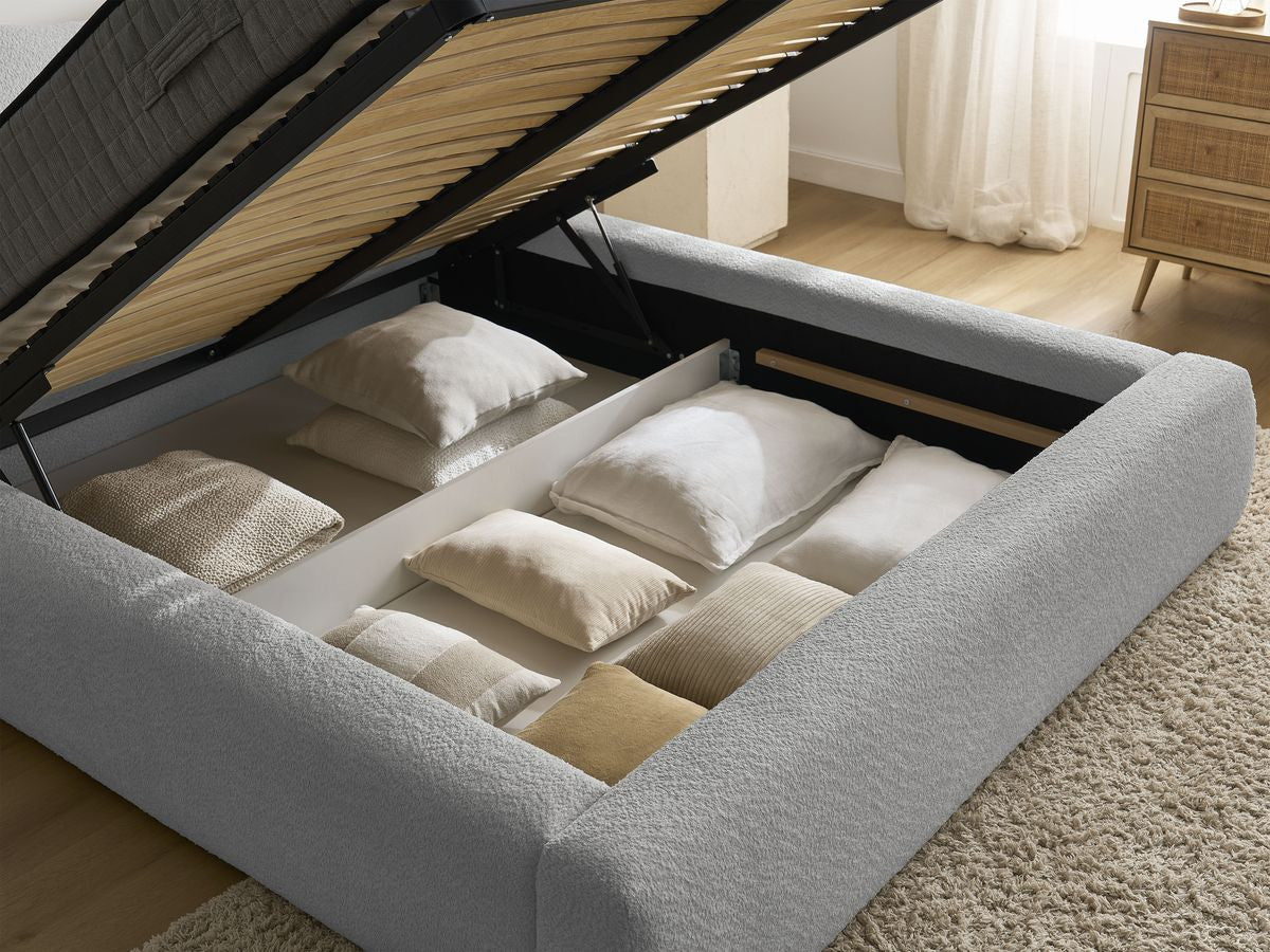 Orlane - Cama con arcón - Tejido bouclé