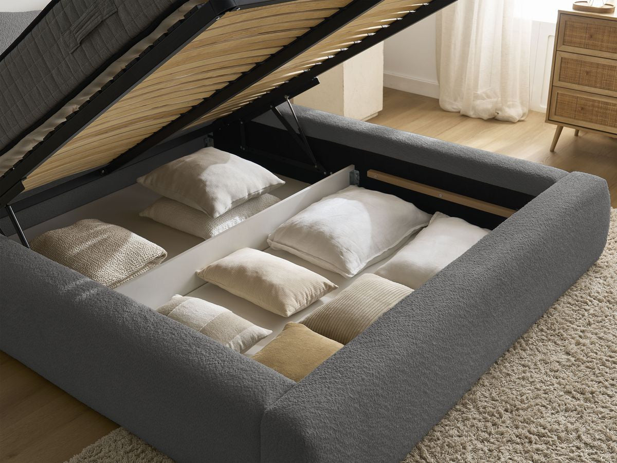 Orlane - Cama con arcón - Tejido bouclé