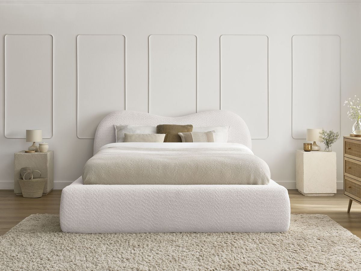Orlane - Cama con arcón - Tejido bouclé