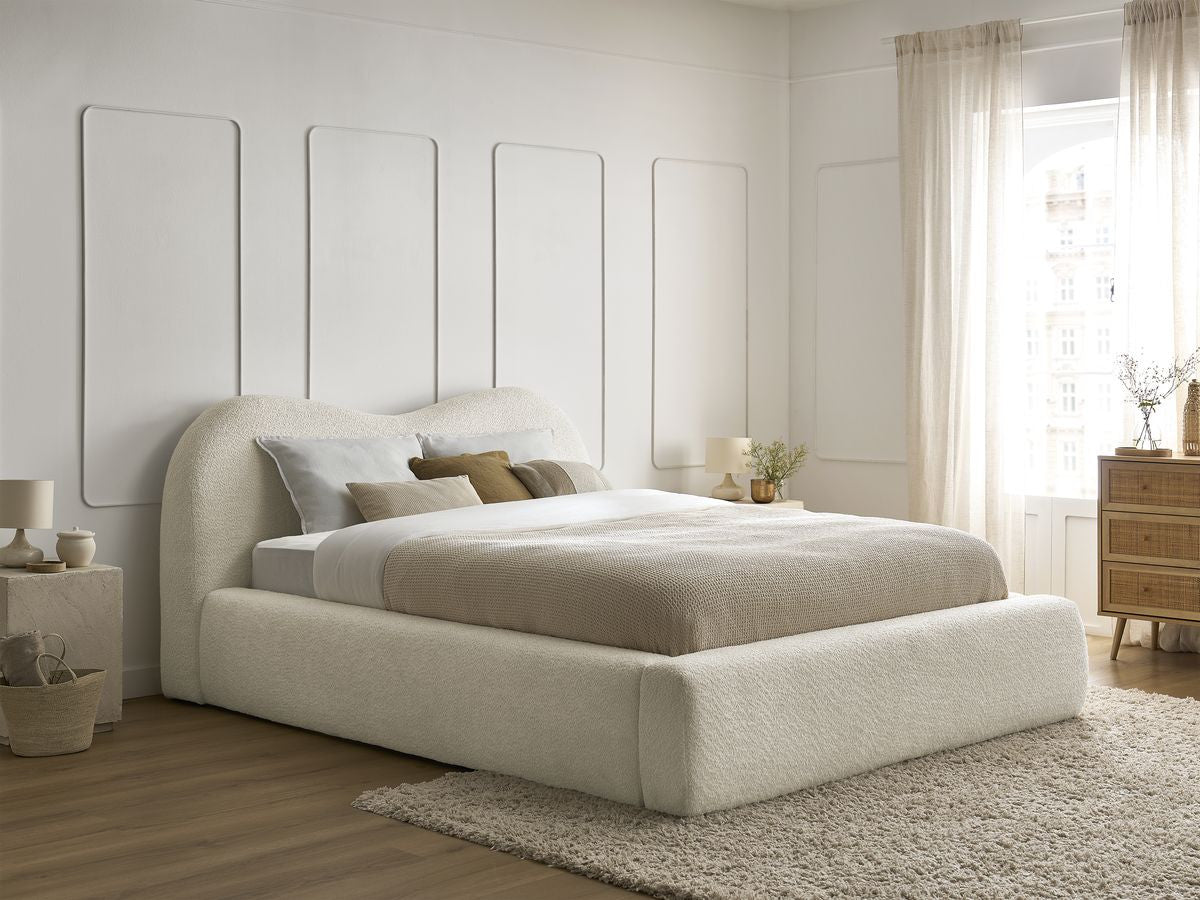 Orlane - Cama con arcón - Tejido bouclé