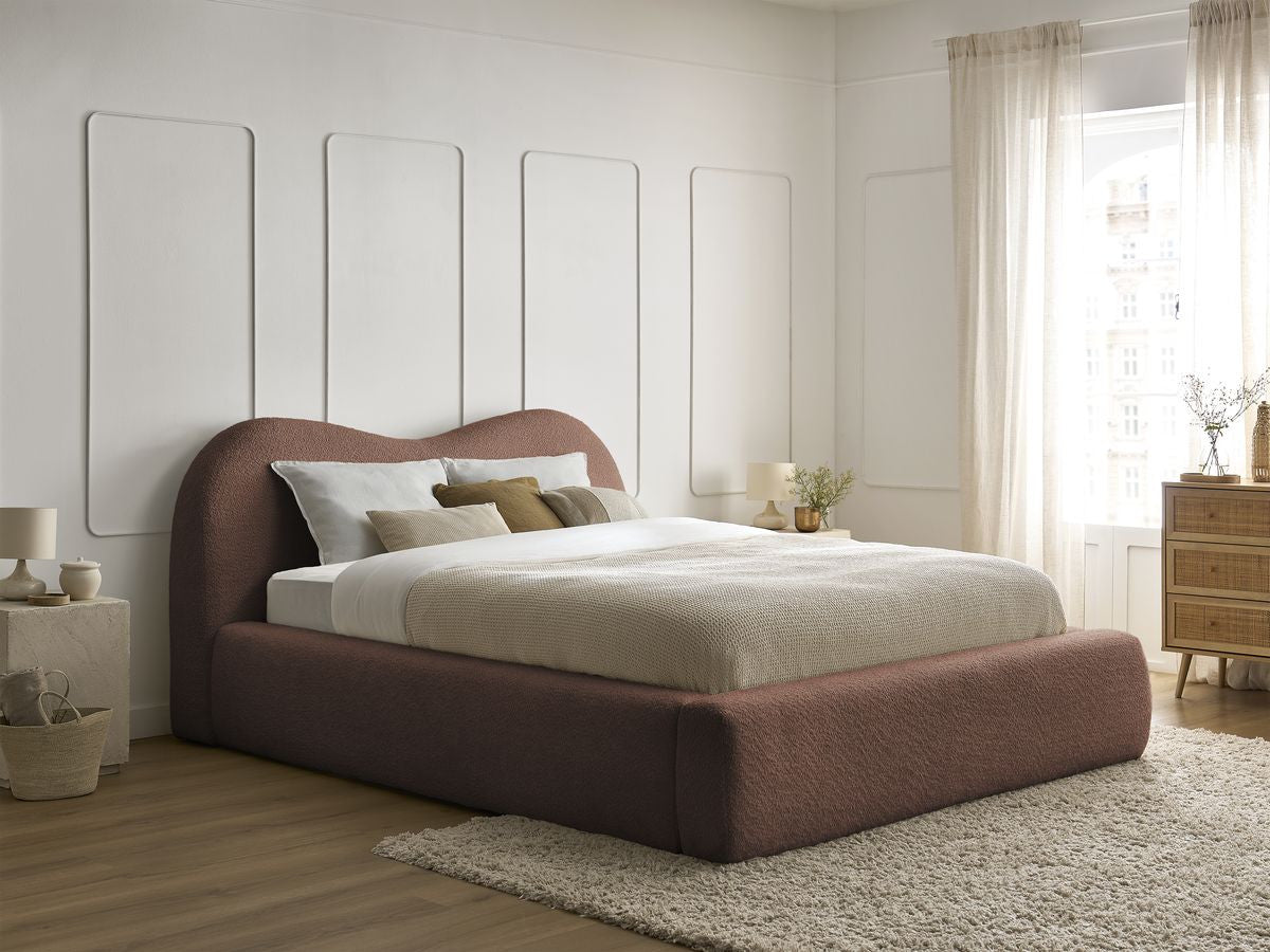 Orlane - Cama con arcón - Tejido bouclé