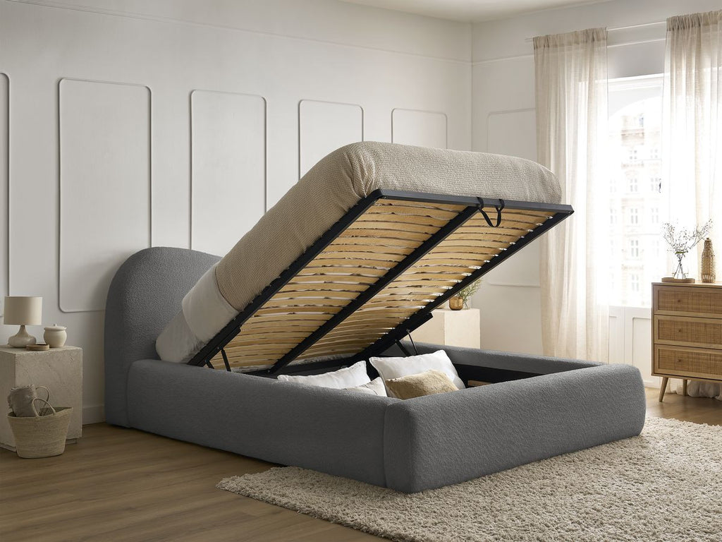 Orlane - Cama con arcón - Tejido bouclé