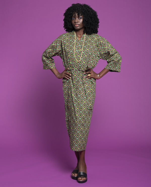Kimono Long - Famara green