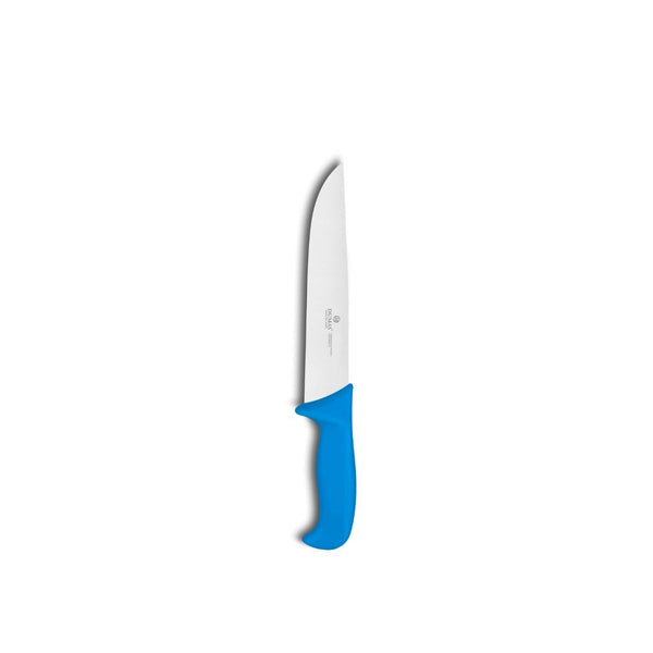 Couteau De Boucher - 20Cm - Surmoulé Bleu