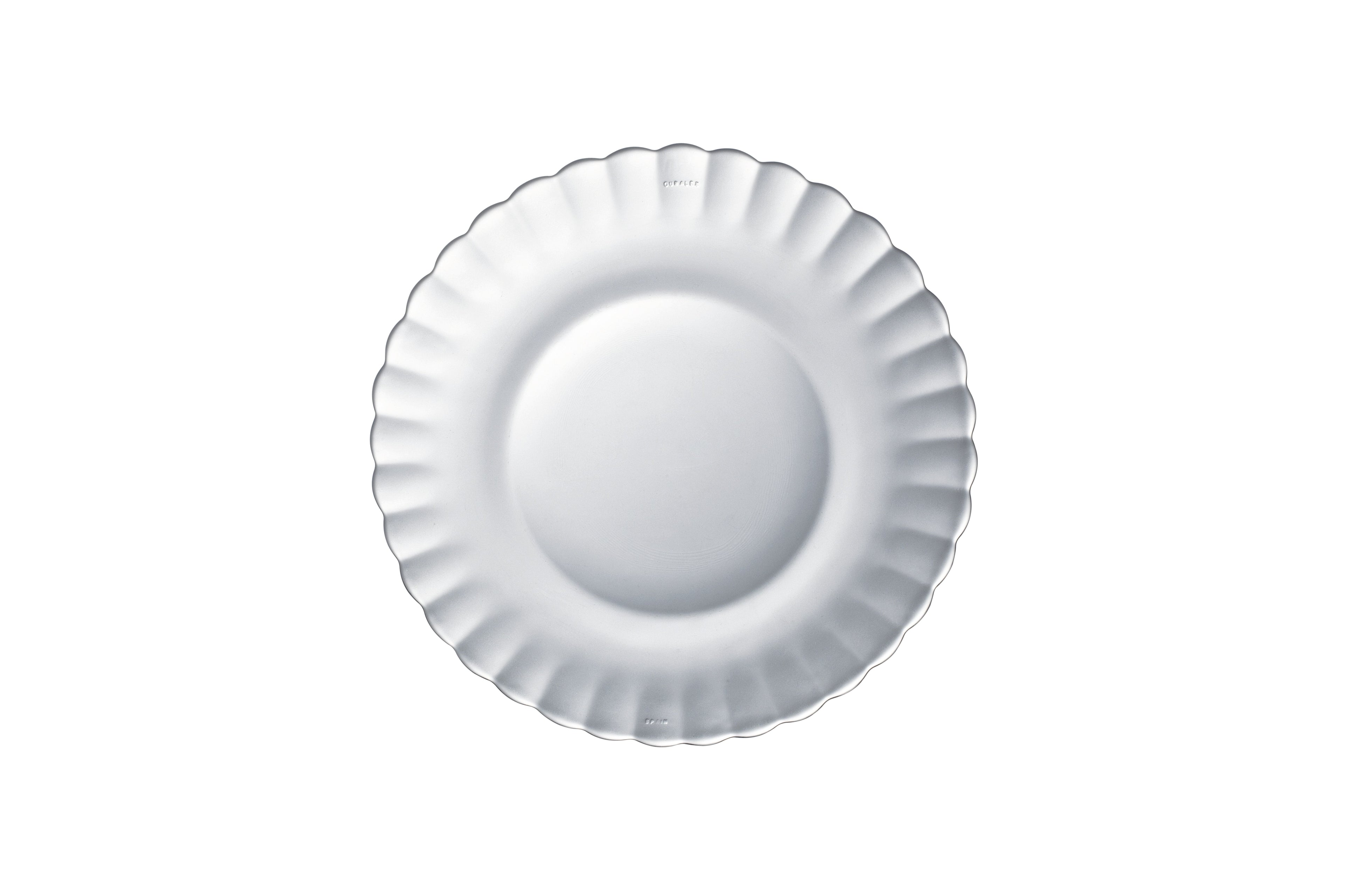 Pack of 6 Picardie Plates - Transparent - 20.5cm