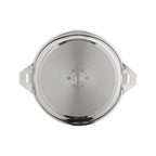 Eclipse - Lot 5 Pièces - Casseroles 16/18/20cm + Poêle 24Cm Inox & Poignée