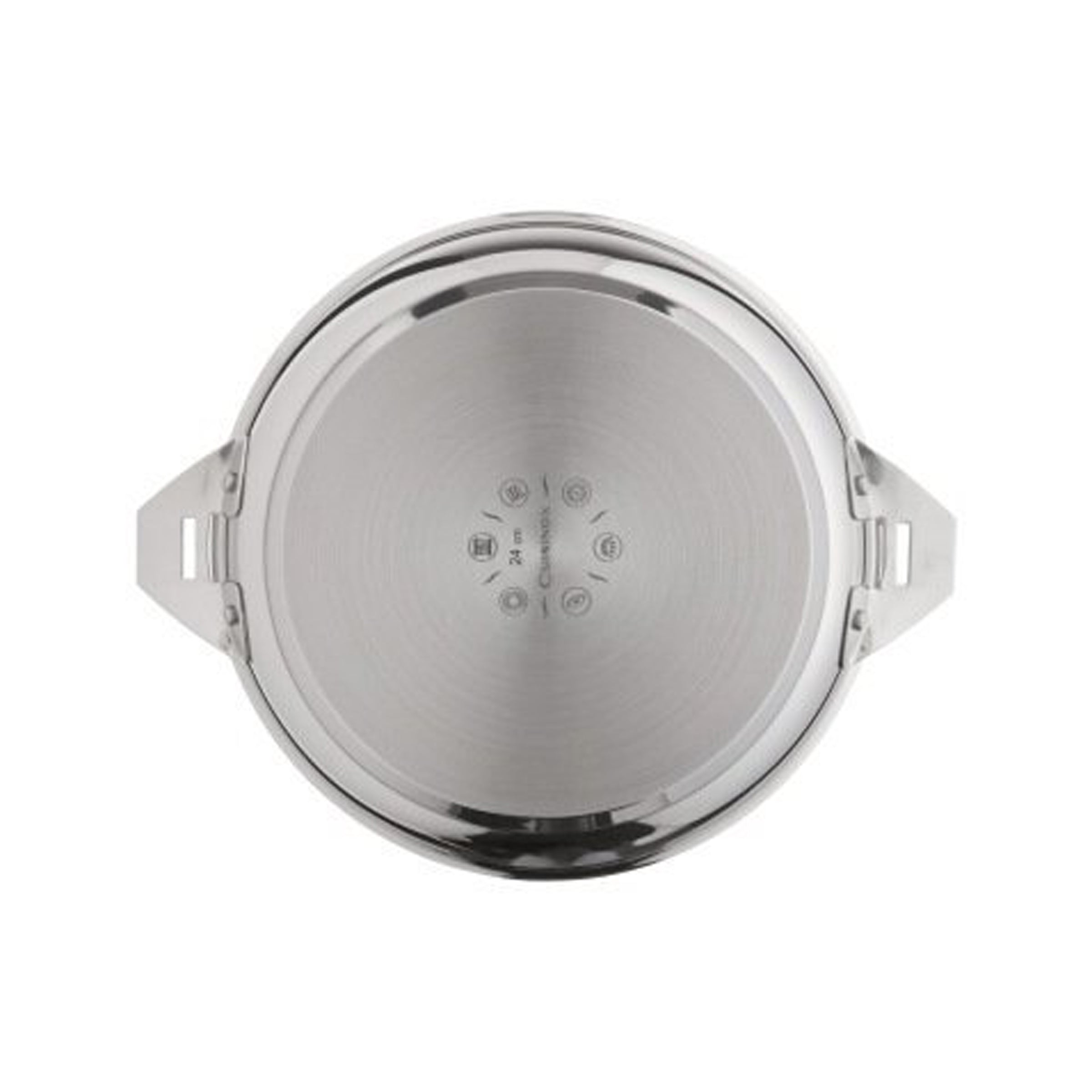 Eclipse - Lot 5 Pièces - Casseroles 16/18/20cm + Poêle 24Cm Inox & Poignée