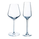 Diamantis - Lot De 8 Verres À Pied 29Cl Et 8 Flûtes 23Cl - Cristallin Expert - Translucide