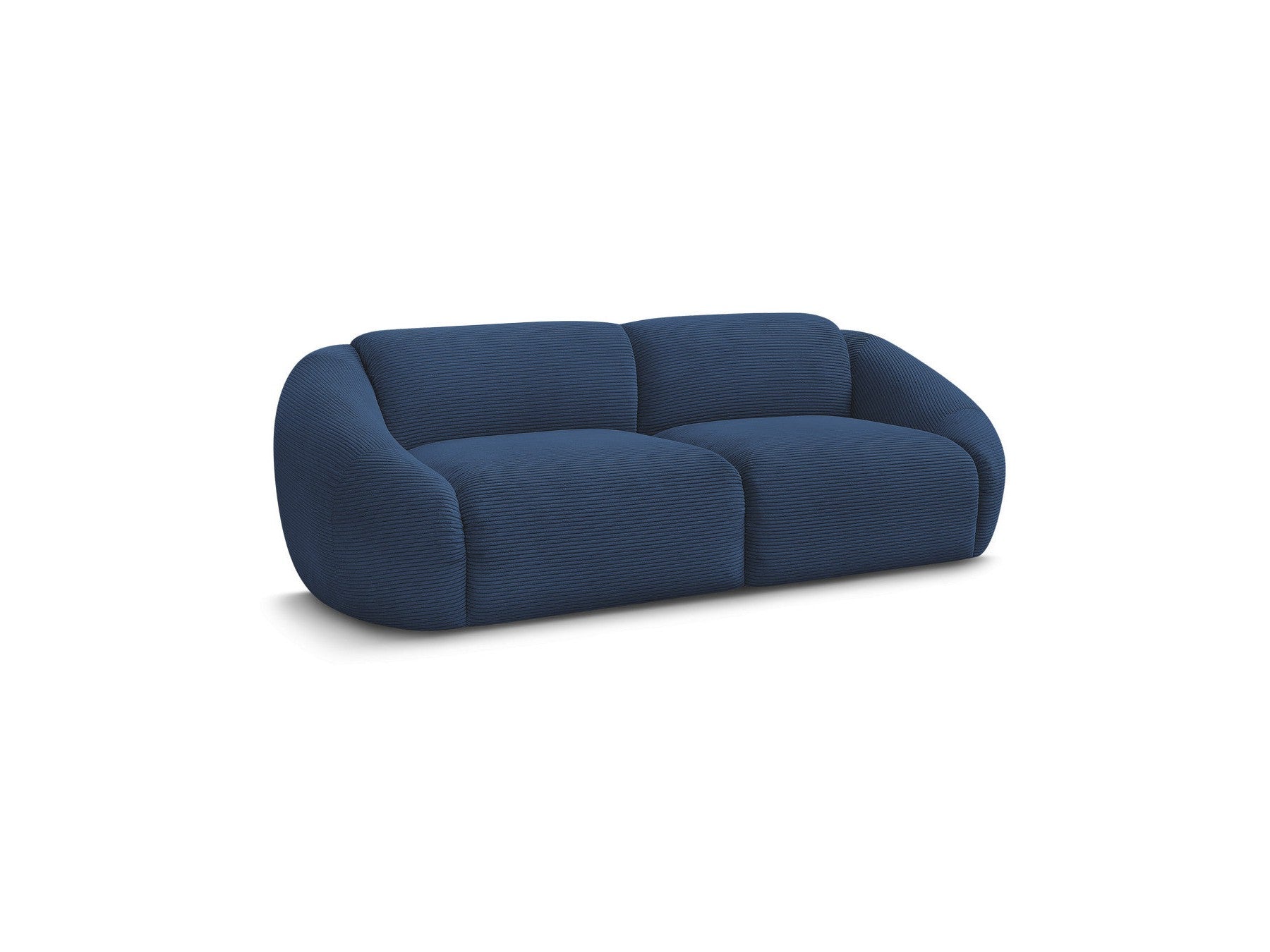 Fixed Straight 3-Seater Sofa - Tina - Corduroy