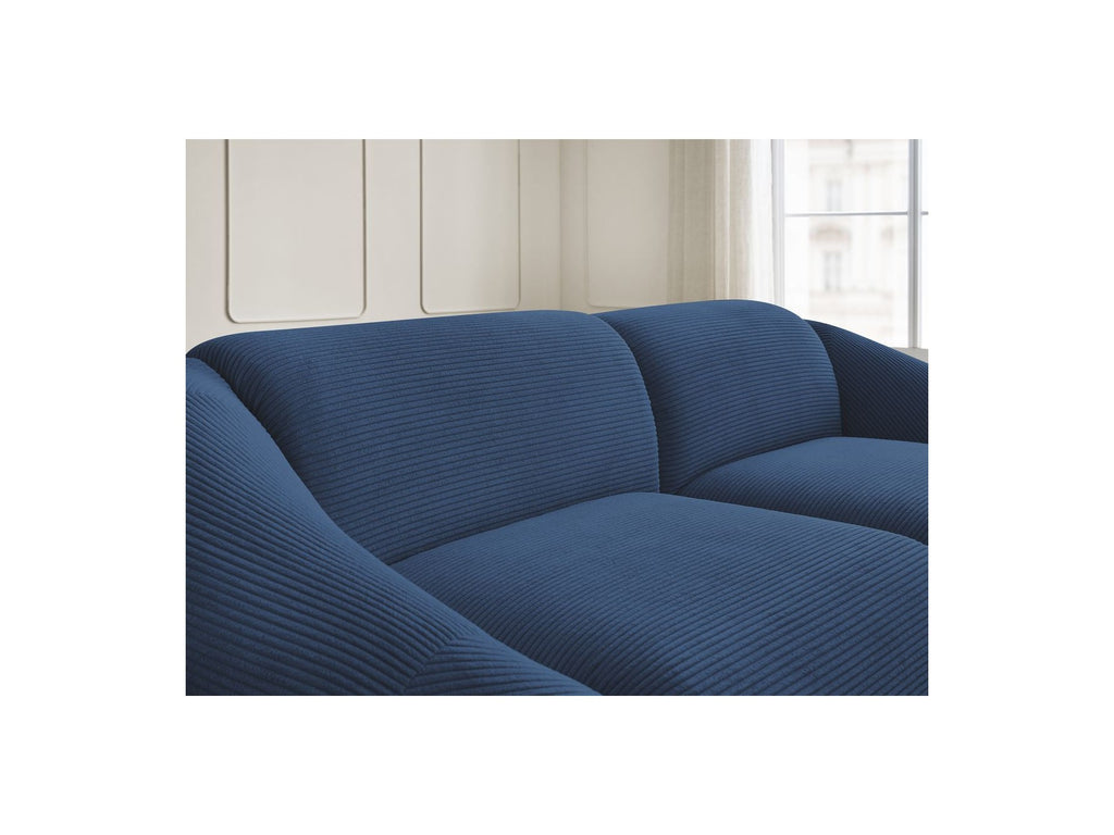 Fixed Straight 3-Seater Sofa - Tina - Corduroy