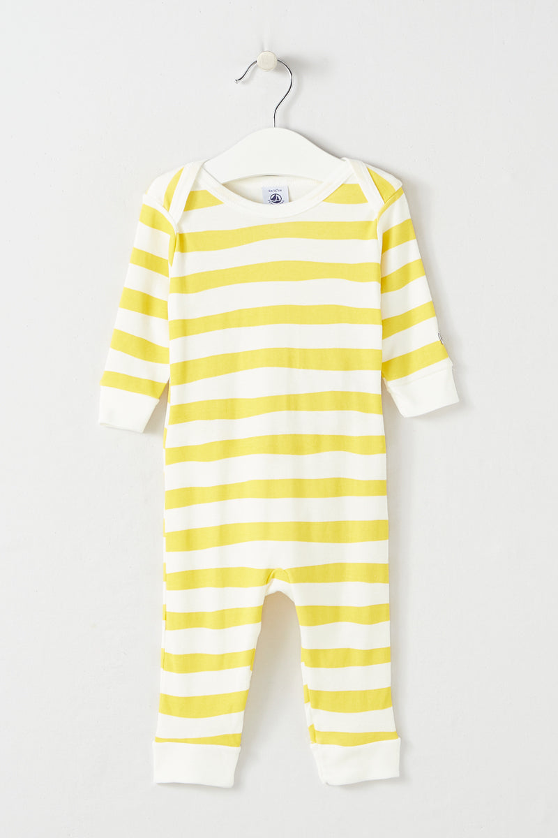 Combinaison - Jaune Et Blanc - Bébé Garçon