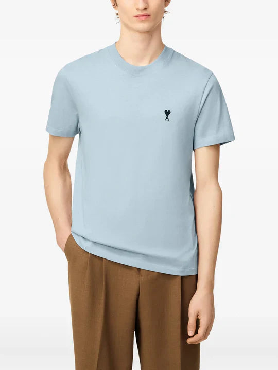 Ami Paris - Ami De Coeur T-Shirt – Sky