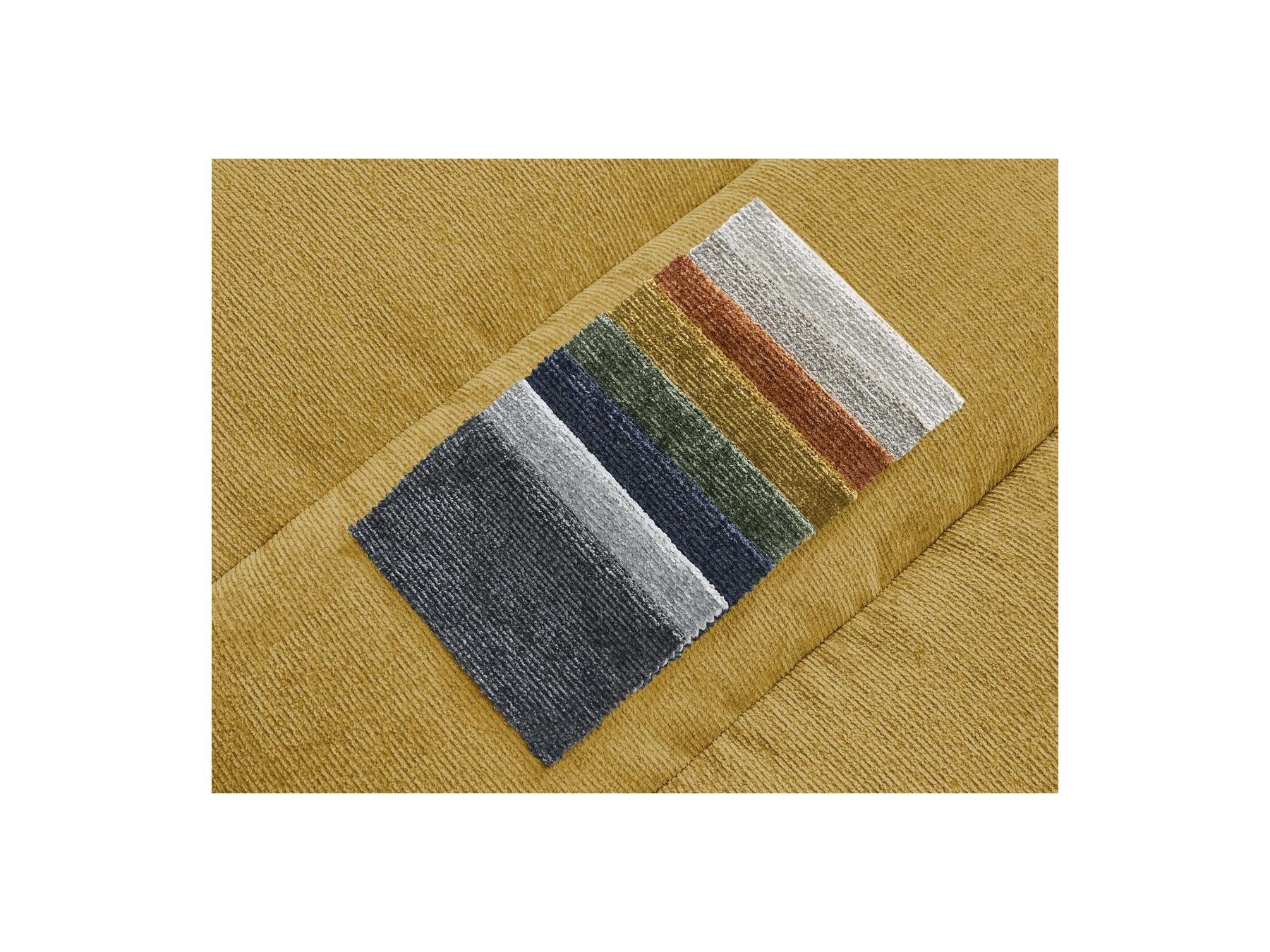 Sierra - Canapé Droit Fixe 4 Places Assise Profonde - Tissu Texturé