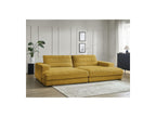 Sierra - Canapé Droit Fixe 4 Places Assise Profonde - Tissu Texturé