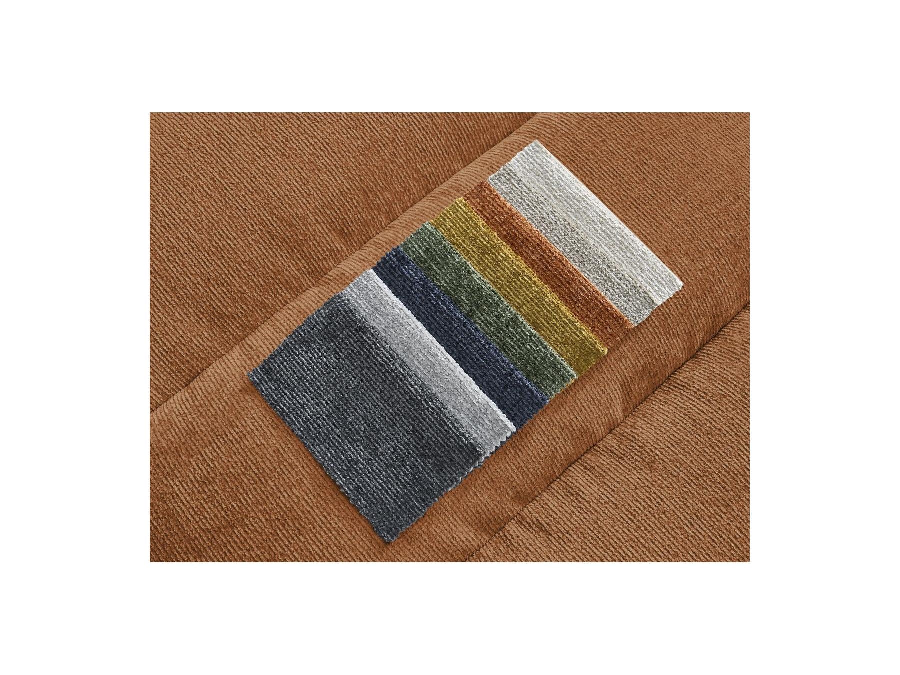 Sierra - Canapé Droit Fixe 4 Places Assise Profonde - Tissu Texturé
