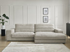 Sierra - Fixed Corner Sofa - Textured Fabric - Right-Hand Corner
