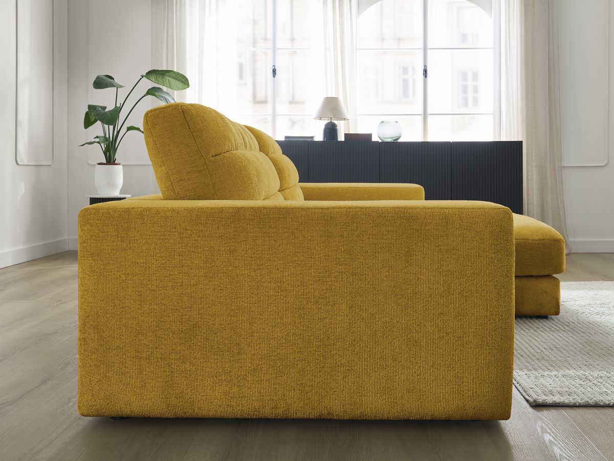 Sierra - Fixed Corner Sofa - Textured Fabric - Right-Hand Corner