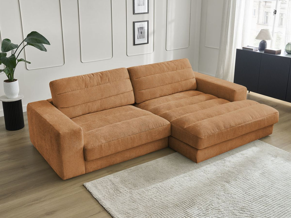 Sierra - Fixed Corner Sofa - Textured Fabric - Right-Hand Corner