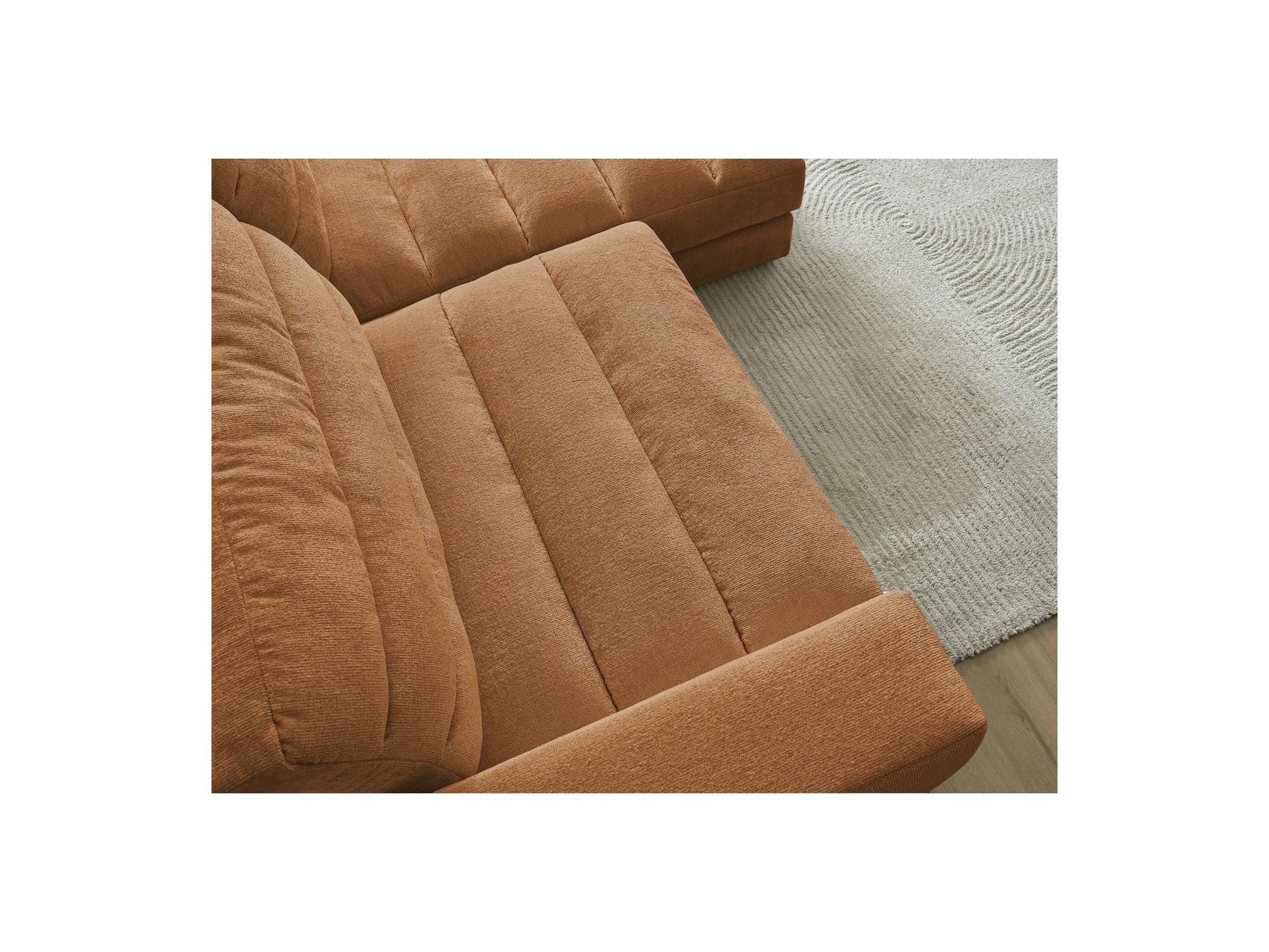 Sierra - Fixed Corner Sofa - Textured Fabric - Right-Hand Corner