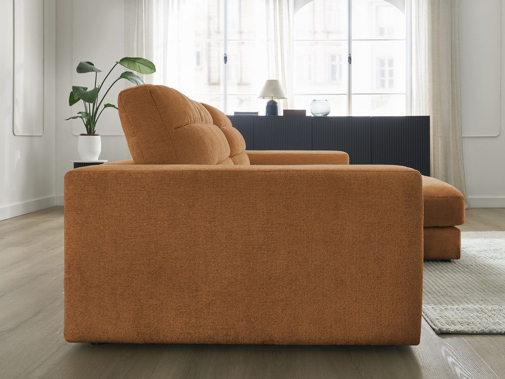 Sierra - Fixed Corner Sofa - Textured Fabric - Right-Hand Corner