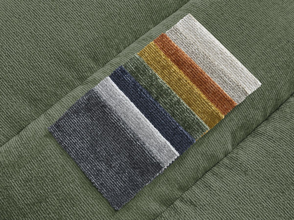 Sierra - Fixed Corner Sofa - Textured Fabric - Right-Hand Corner