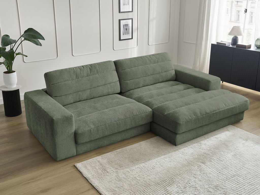 Sierra - Fixed Corner Sofa - Textured Fabric - Right-Hand Corner