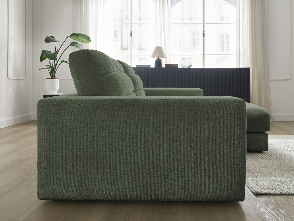 Sierra - Fixed Corner Sofa - Textured Fabric - Right-Hand Corner