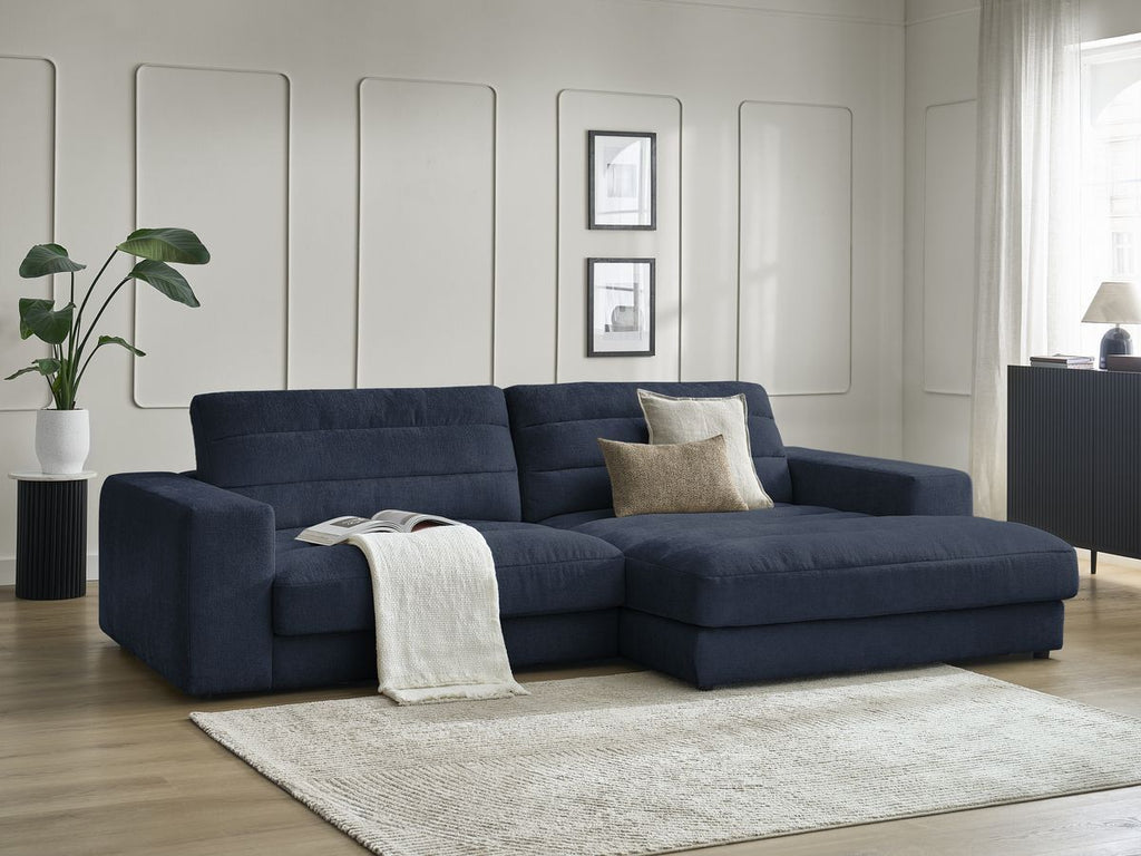 Sierra - Fixed Corner Sofa - Textured Fabric - Right-Hand Corner