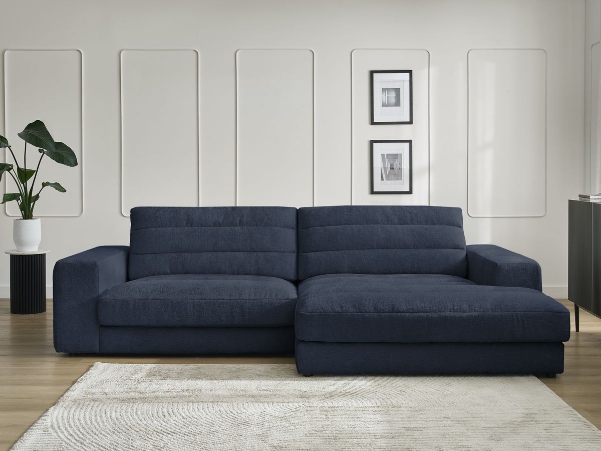 Sierra - Fixed Corner Sofa - Textured Fabric - Right-Hand Corner