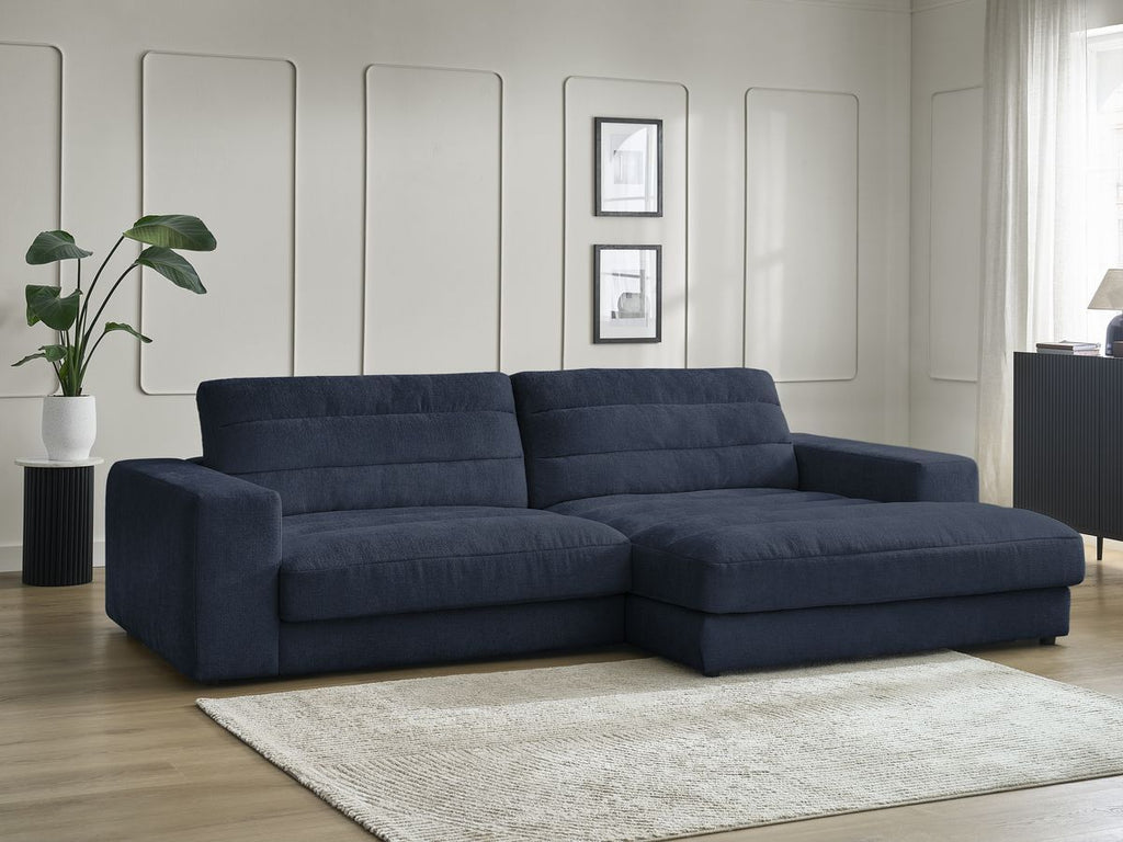 Sierra - Fixed Corner Sofa - Textured Fabric - Right-Hand Corner