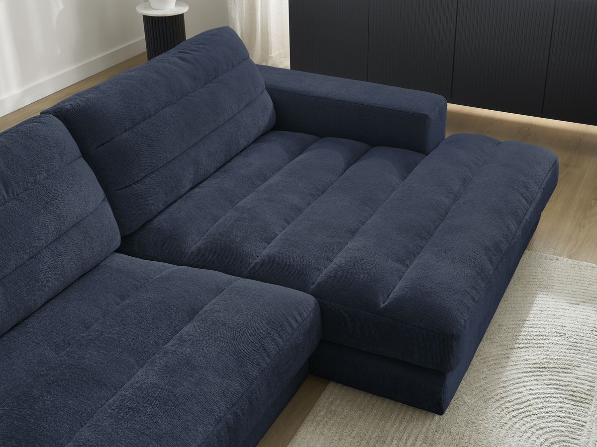Sierra - Fixed Corner Sofa - Textured Fabric - Right-Hand Corner