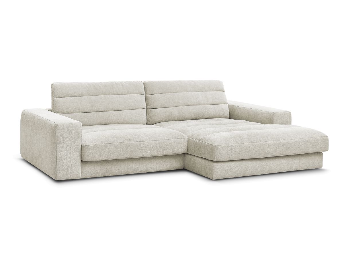 Sierra - Fixed Corner Sofa - Textured Fabric - Right-Hand Corner