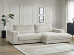 Sierra - Fixed Corner Sofa - Textured Fabric - Right-Hand Corner